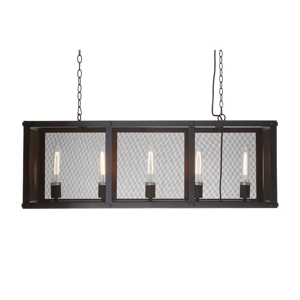 Olivia's Soft Industrial Collection - Lexy Pendant Light in Black