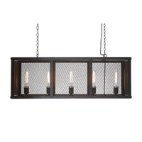 Olivia's Soft Industrial Collection - Lexy Pendant Light in Black