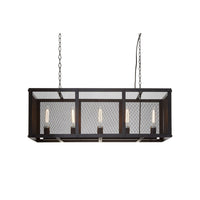 Olivia's Soft Industrial Collection - Lexy Pendant Light in Black