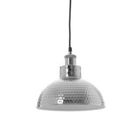 Olivia's Soft Industrial Collection - Nolan Hammered Effect Pendant Light