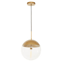 Olivia's Soft Industrial Collection - Reve Pendant Light in Gold Finish