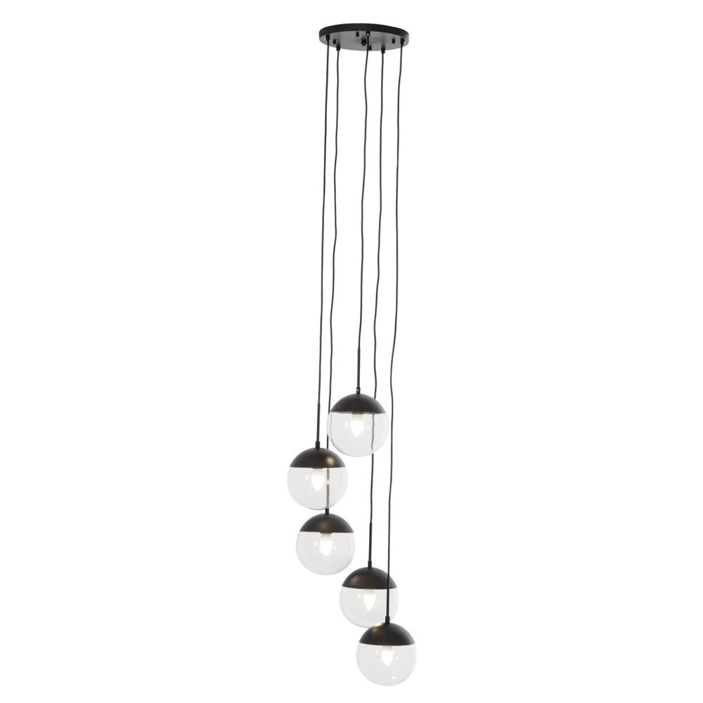 Olivia's Soft Industrial Collection - Reve Dia 5 Pendant Light