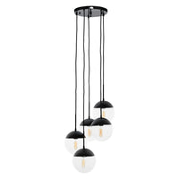 Olivia's Soft Industrial Collection - Reve Dia 5 Pendant Light