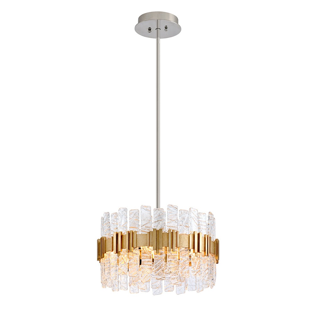 Hudson Valley Lighting Ciro Copper Base And Clear Shade Chandelier