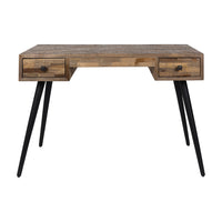 Olivia's Nordic Living Collection Lee Desk Table in Brown