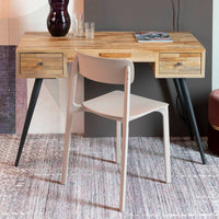 Olivia's Nordic Living Collection Lee Desk Table in Brown