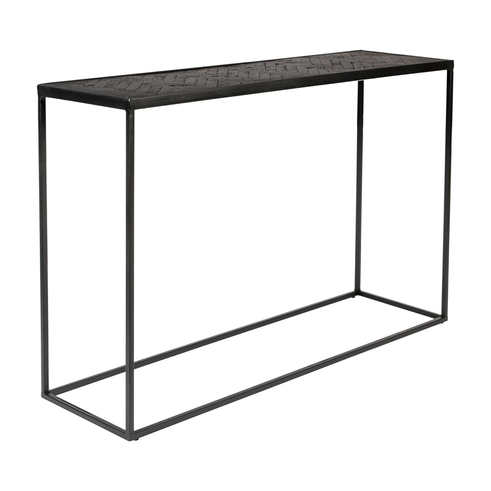 Olivia's Nordic Living Collection Parkes Console Table in Black