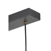 Light & Living Marley 7 Lamp Pendant Matt Black And Antique Bronze