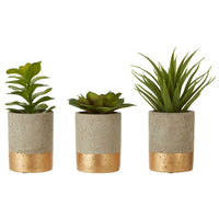 Olivia's Freda Planter Succulent Pot Grey