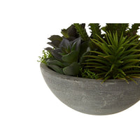 Olivia's Freda Planter Succulent Paper Stone Effect Pot Mixed