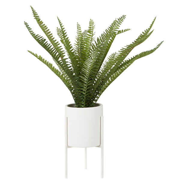  Premier-Olivia's Freda Planter With Cement And Iron Pot-Green 077 