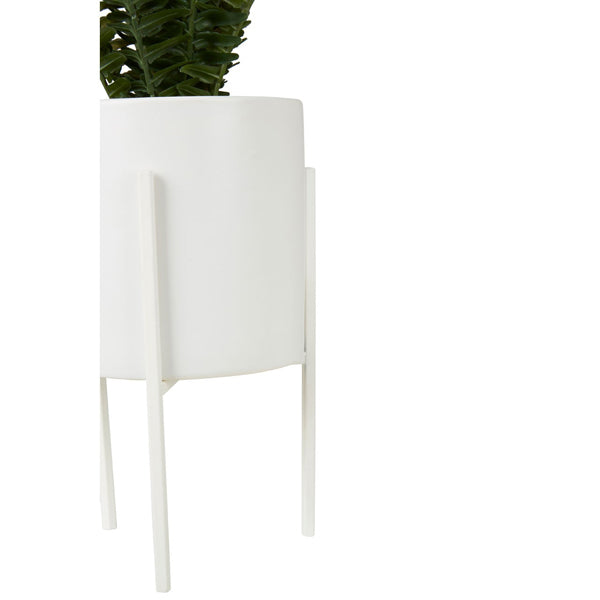  Premier-Olivia's Freda Planter With Cement And Iron Pot-Green 309 