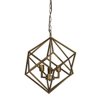 Light & Living Drizella 3 Lamp Pendant Gold