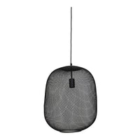 Light & Living Reilley Cylindrical Pendant Matt Black