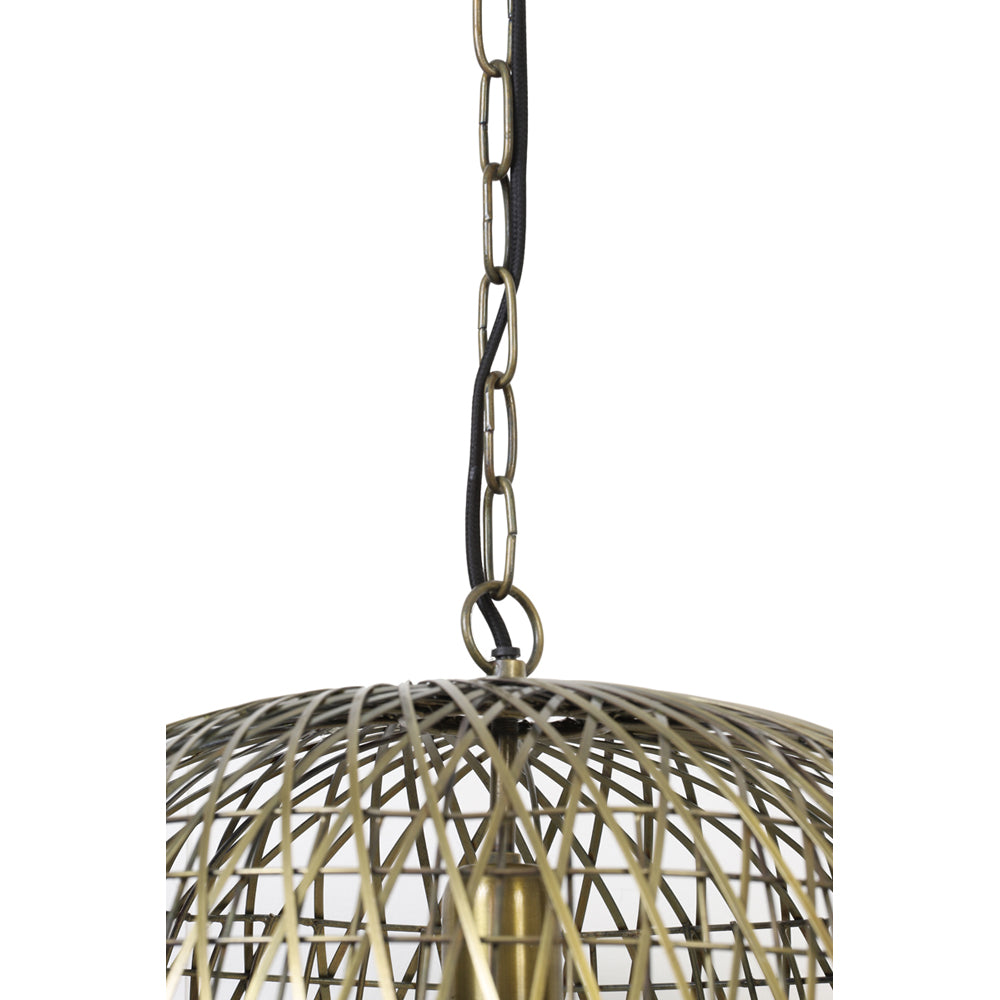 Light & Living Alwina Pendant Antique Bronze