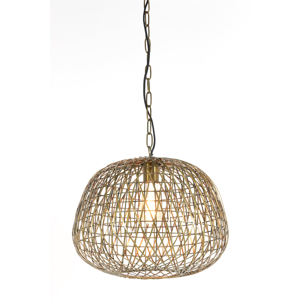 Light & Living Alwina Pendant Antique Bronze