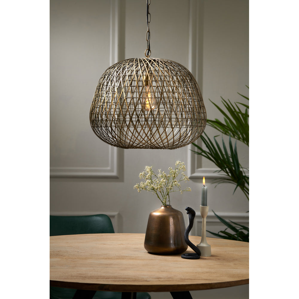 Light & Living Alwina Pendant Antique Bronze