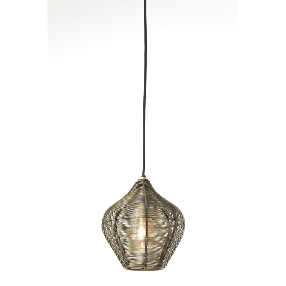 Light & Living Alvaro Pendant Antique Bronze