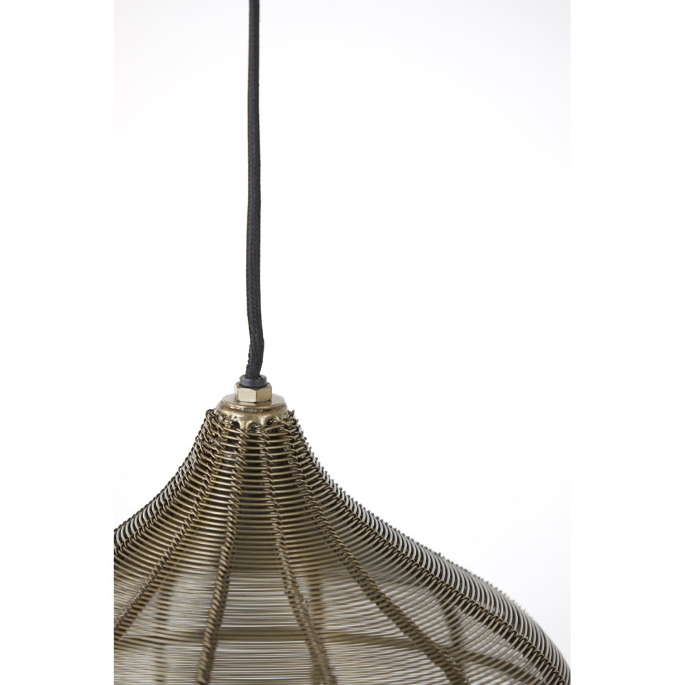 Light & Living Alvaro Pendant Antique Bronze