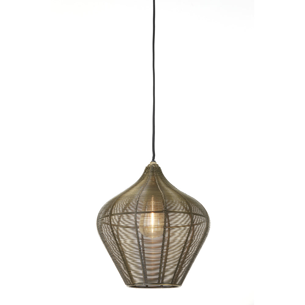 Light & Living Alvaro Pendant Antique Bronze