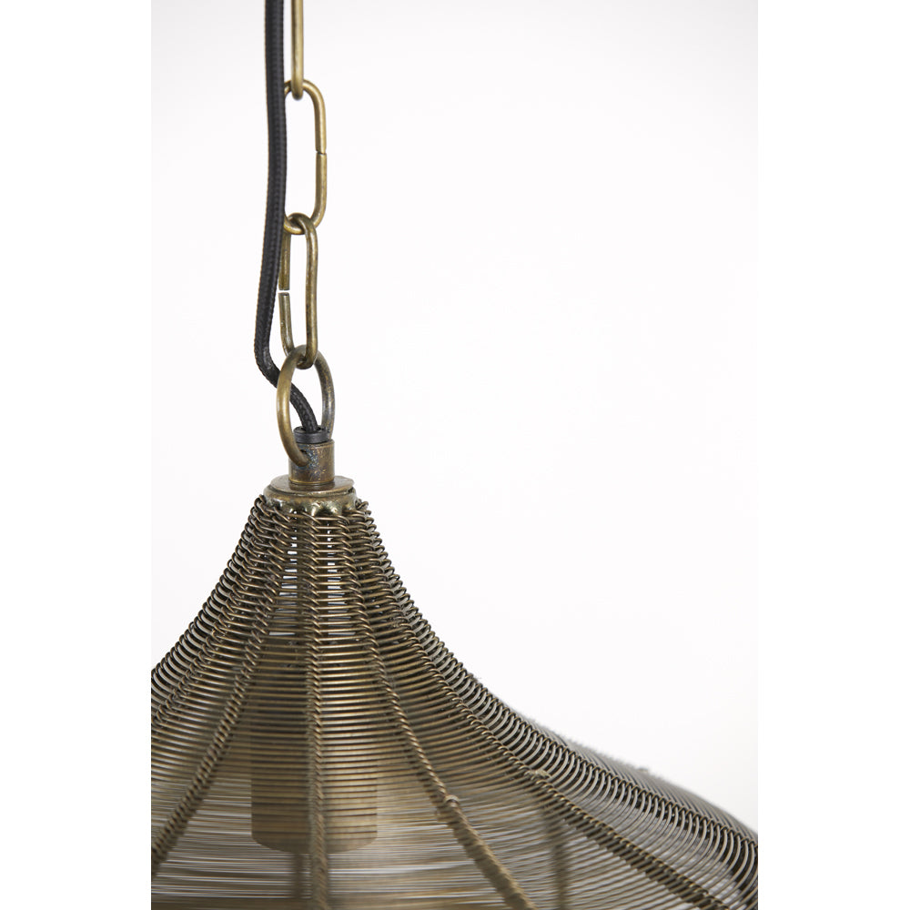 Light & Living Alvaro Pendant Antique Bronze