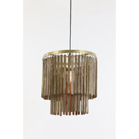 Light & Living Gulag Pendant Dark Brown