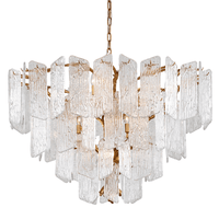 Hudson Valley Lighting Piemonte 12Lt Chandelier in Gold Leaf