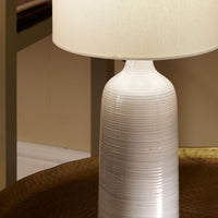 Olivia's Bradey Ombre Ceramic Table Lamp in Blue and Grey