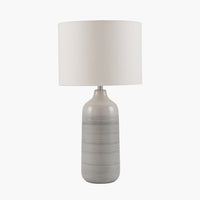 Olivia's Bradey Ombre Ceramic Table Lamp in Blue and Grey