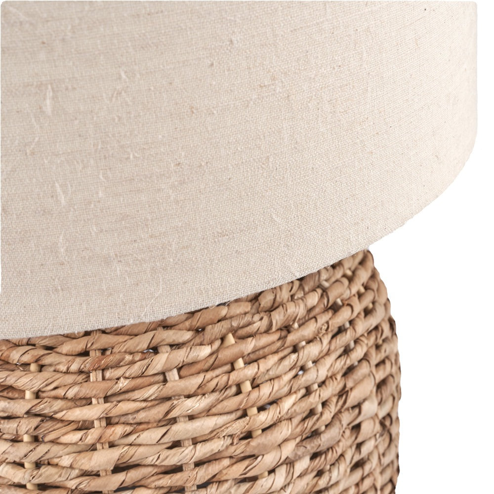 Olivia's Pheobe Small Natural Woven Table Lamp