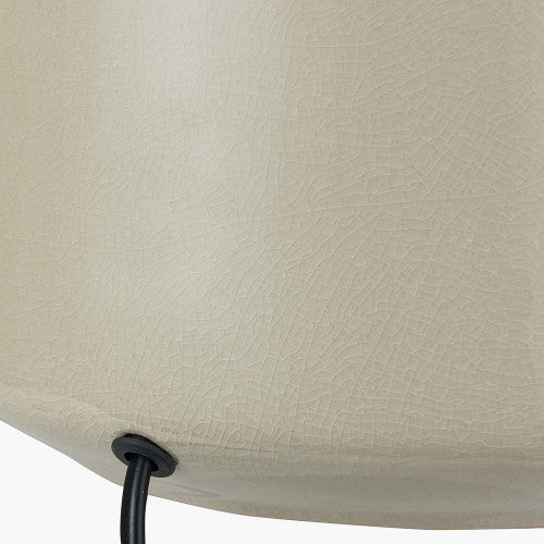 Olivia's Nala Crackle Effect Table Lamp in Cream