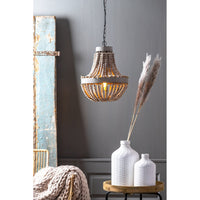 Light & Living Luna Pendant Old White