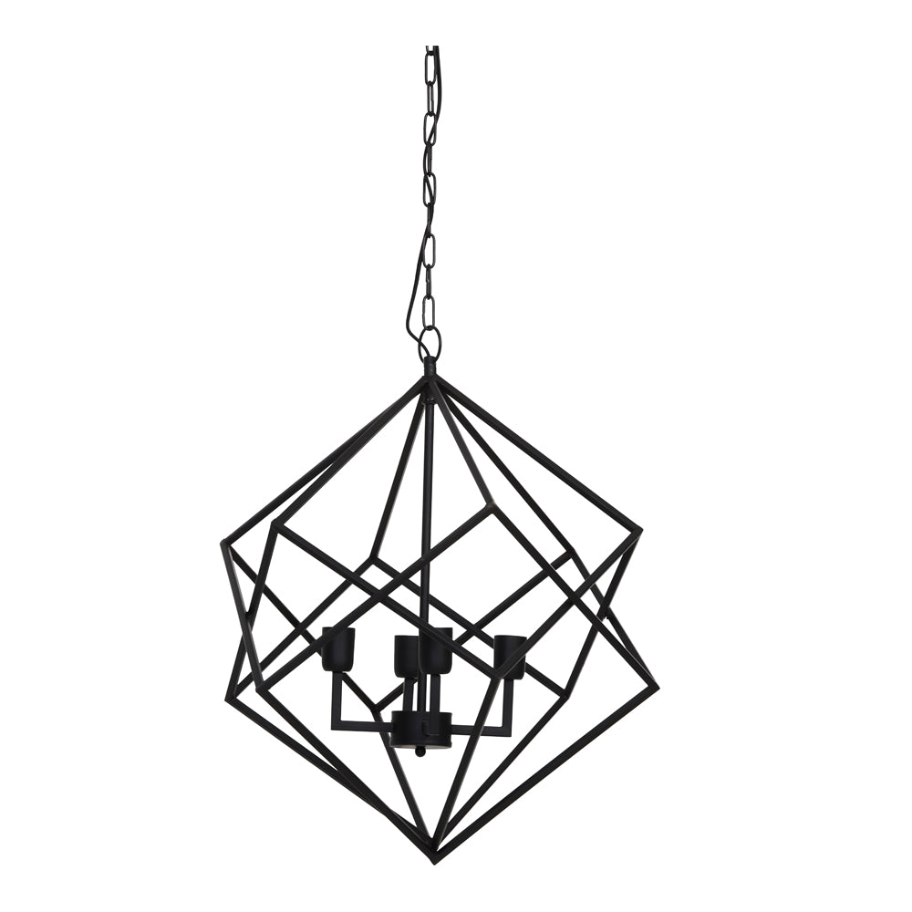 Light & Living Drizella Pendant Matt Black