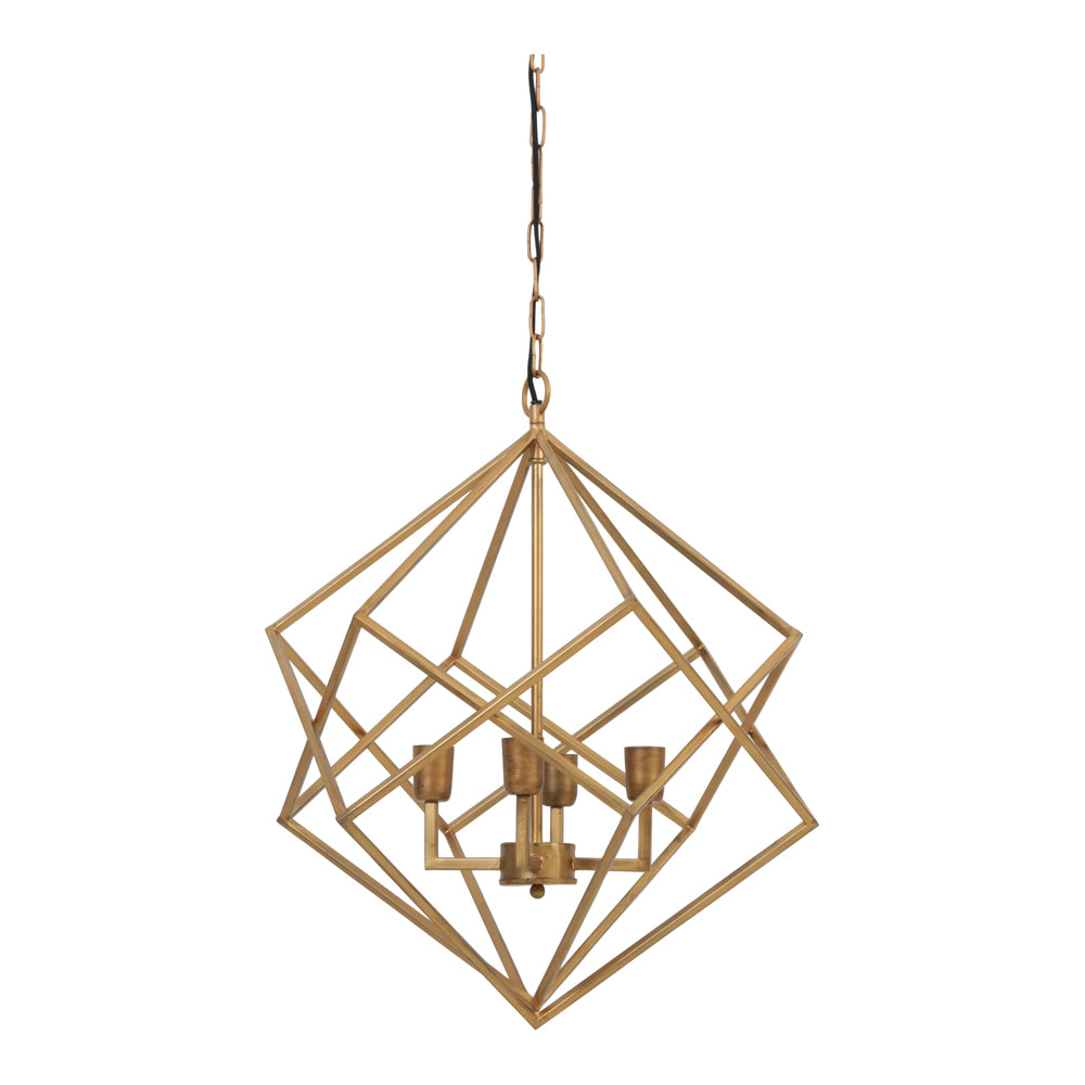 Light & Living Drizella 4 Lamp Pendant Gold