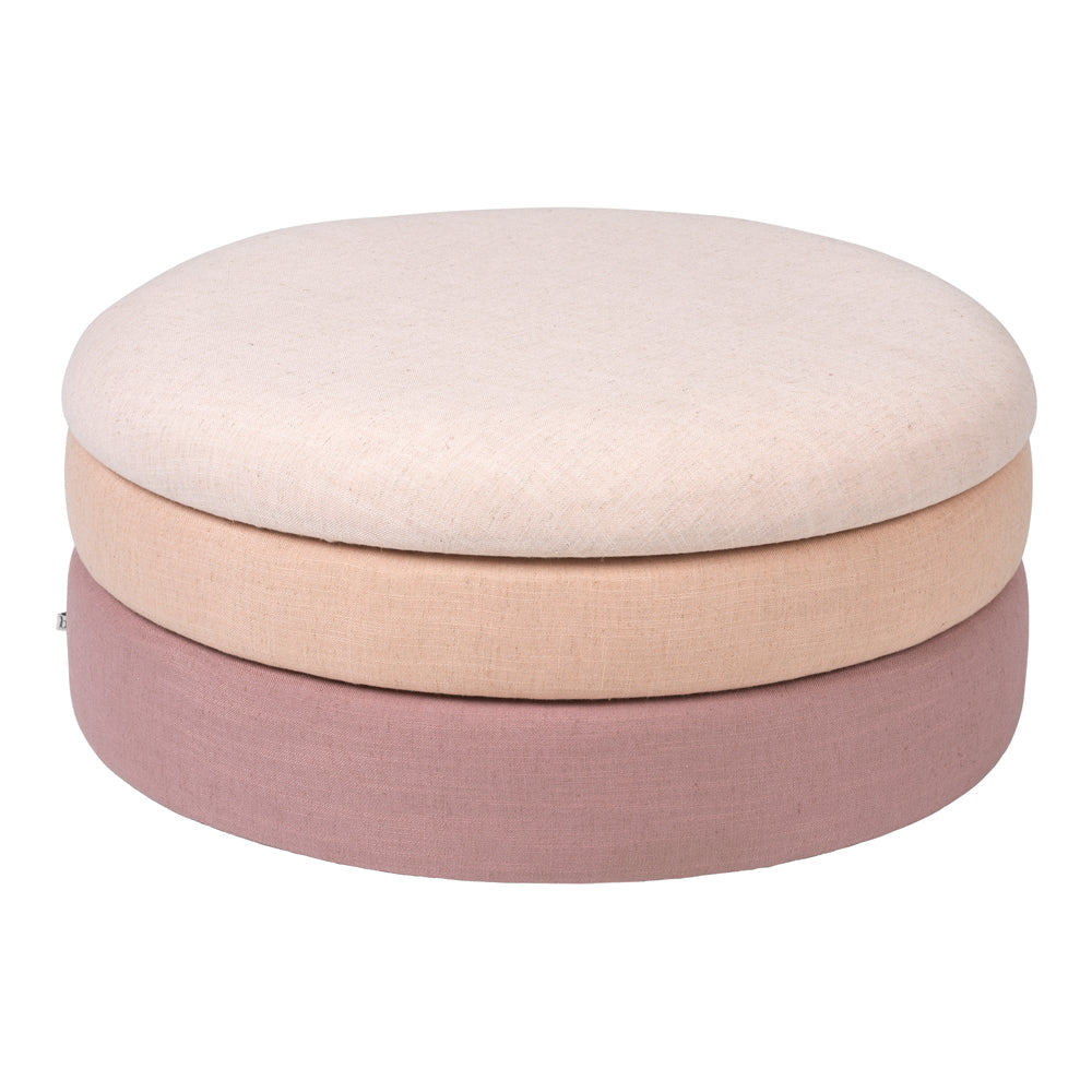 Broste Copenhagen Pond Pouffe in Rose - Large