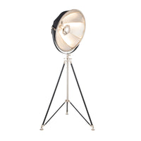 Olivia's Elliani Metal Tripod Floor Lamp in Black and Silver