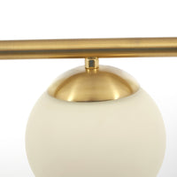 Olivia's Sydney 3 Orb and Metal Pendant in White and Gold