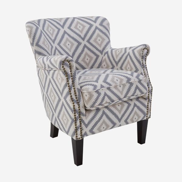 Andrew Martin Greyhound Chair in Glacier Storm-AndrewMartin-Olivia's- Moody Grey Fabric 