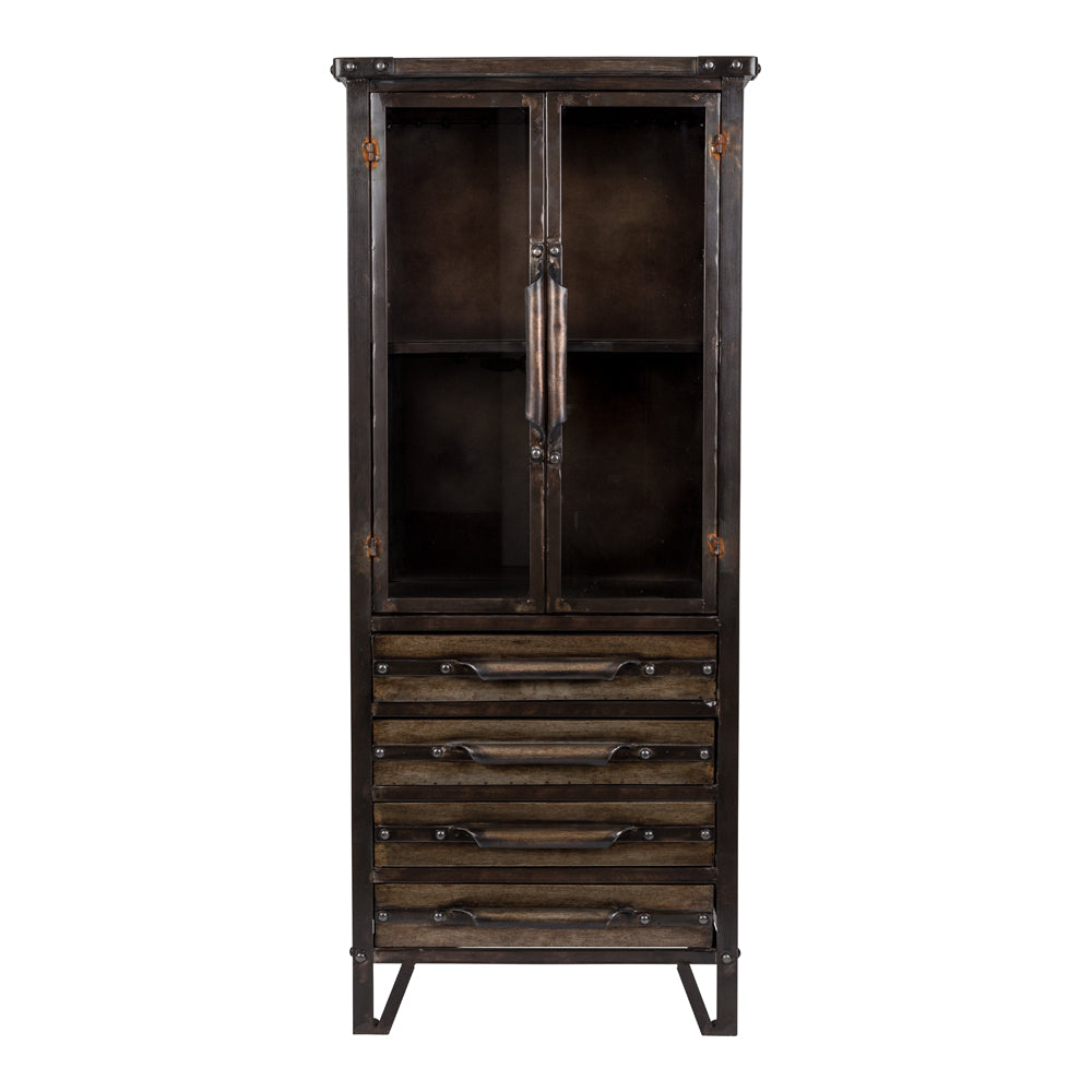 Olivia's Nordic Living Collection - Pip Cabinet in Brown