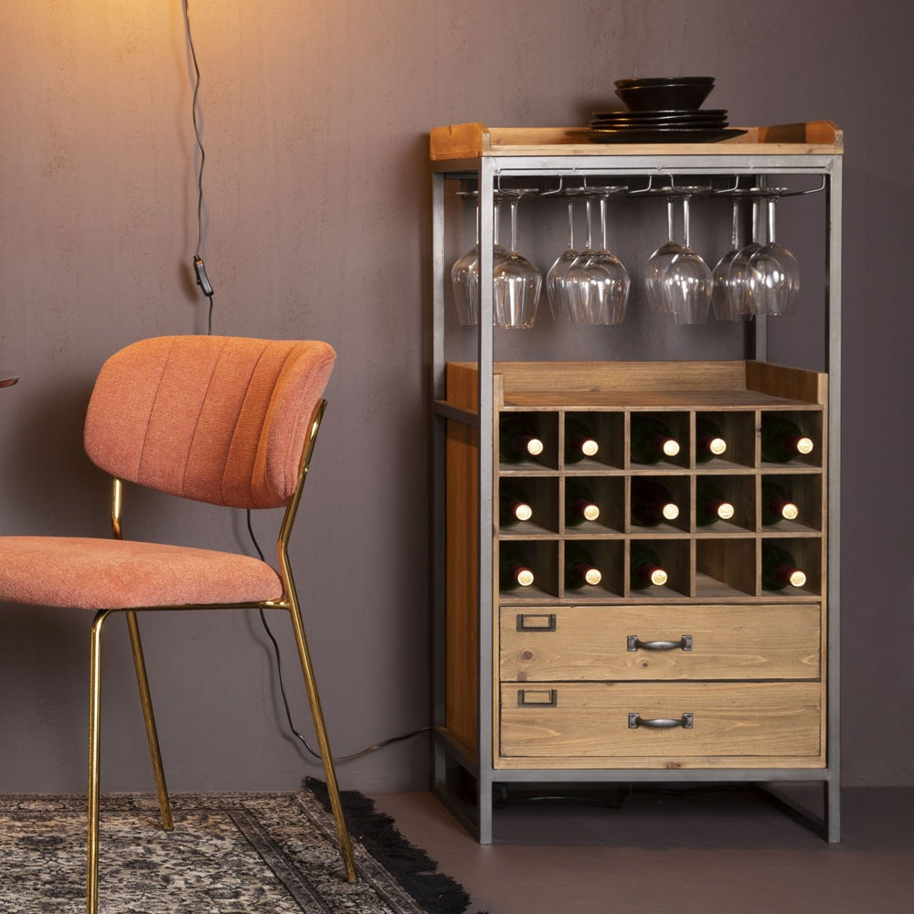 Olivia's Nordic Living Collection - Eiliv Cabinet in Brown