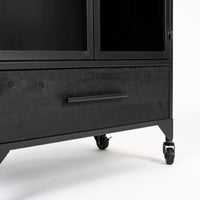 Olivia's Nordic Living Collection - Frey Cabinet in Black