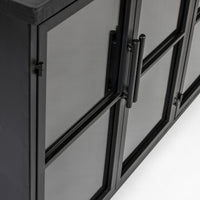 Olivia's Nordic Living Collection - Frey Low Cabinet in Black