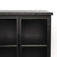 Olivia's Nordic Living Collection - Frey Low Cabinet in Black