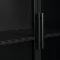 Olivia's Nordic Living Collection - Frey Low Cabinet in Black