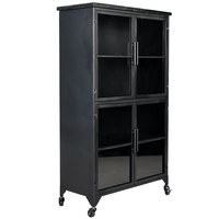 Olivia's Nordic Living Collection - Frey Cabinet in Black