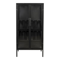 Olivia's Nordic Living Collection - Rooke Wine Cabinet in Black