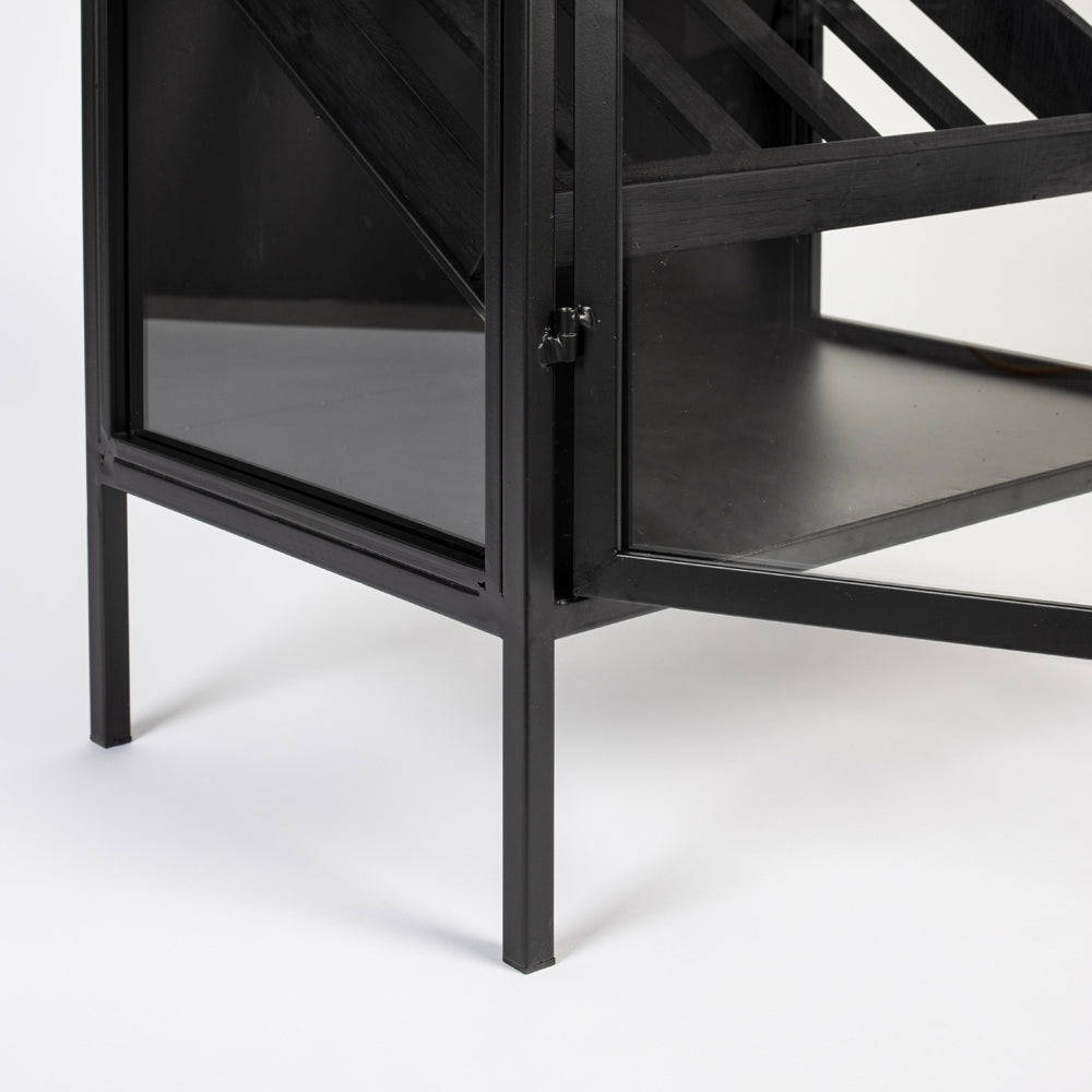 Olivia's Nordic Living Collection - Rooke Wine Cabinet in Black