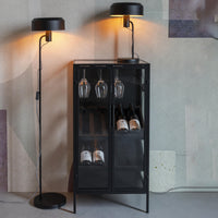 Olivia's Nordic Living Collection - Rooke Wine Cabinet in Black