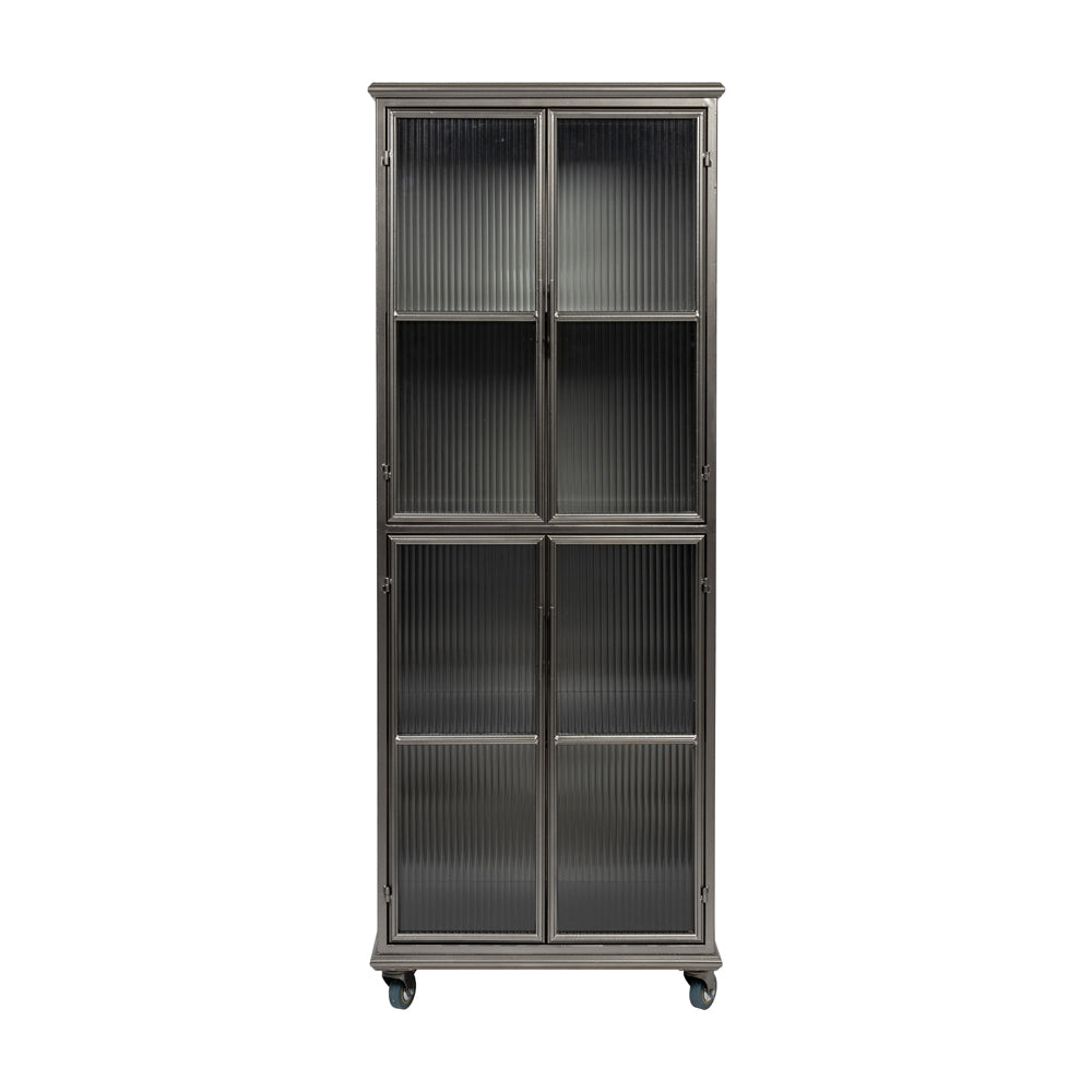 Olivia's Nordic Living Collection Jim Cabinet in Black