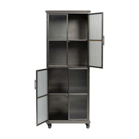 Olivia's Nordic Living Collection Jim Cabinet in Black